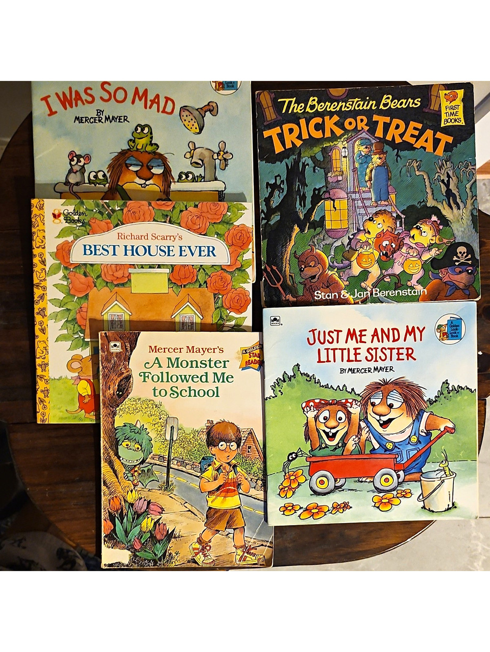 Berenstain Bears, Mercer Mayer, Richard Scarry Lot Of 5